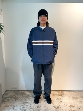 「アイテム（その他アウター）」を使った、Gramicciさん（メンズ・173cm）の秋コーディネート