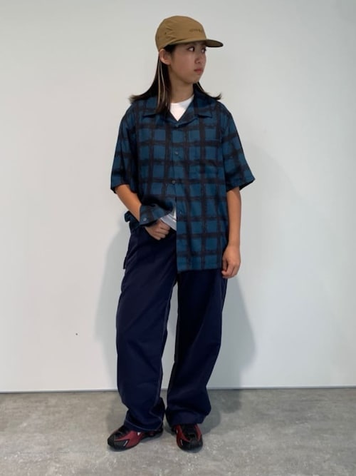 美品GRAMICCIグラミチCHECKERD RAYON SHIRT チェッカードレーヨンシャツ｜CHECKERD RAYON SHIRT｜Gramicci