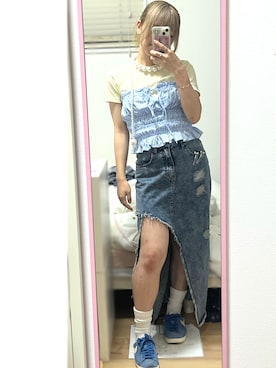 「3coins（3coins）のアイテム」を使った、桃さん（レディース・155cm）の夏コーディネート