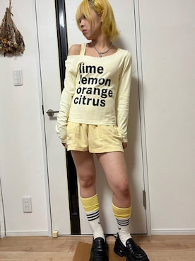 「GU（ジーユー）のアイテム（アクセサリー）」を使った、桃さん（レディース・155cm）の秋コーディネート