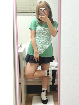 「Lattice（Lattice）のアイテム」を使った、桃さん（レディース・155cm）の夏コーディネート