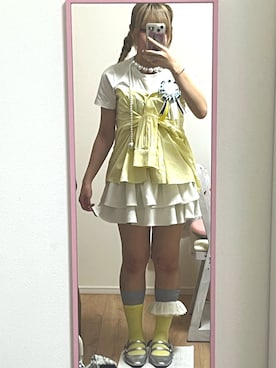 桃さん(レディース・155cm)の夏コーディネート