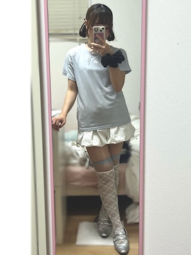 桃さん(レディース・155cm)の夏コーディネート