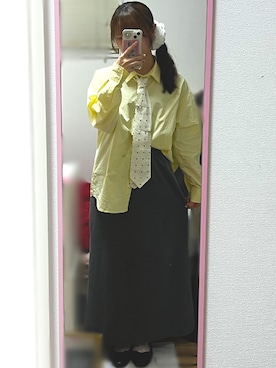 「JOURNAL STANDARD（ジャーナルスタンダード）のアイテム（トップス）」を使った、桃さん（レディース・155cm）の春コーディネート
