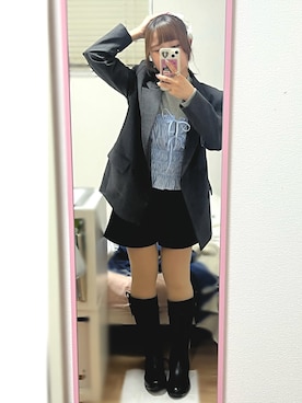 桃さん（レディース・155cm）の夏コーディネート