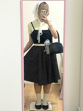 「Lattice（Lattice）のアイテム」を使った、桃さん（レディース・155cm）の夏コーディネート