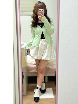 桃さん(レディース・155cm)の春コーディネート