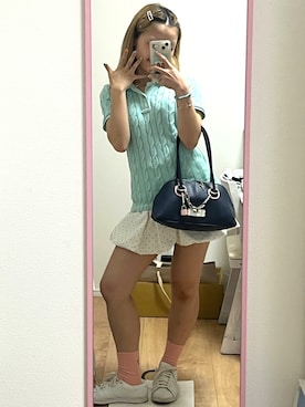 桃さん(レディース・155cm)の夏コーディネート