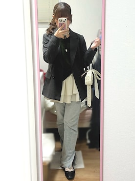 「ORiental TRaffic（オリエンタルトラフィック）のアイテム」を使った、桃さん（レディース・155cm）の春コーディネート