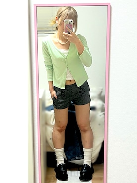 「LAKOLE（ラコレ）のアイテム」を使った、桃さん（レディース・155cm）の夏コーディネート