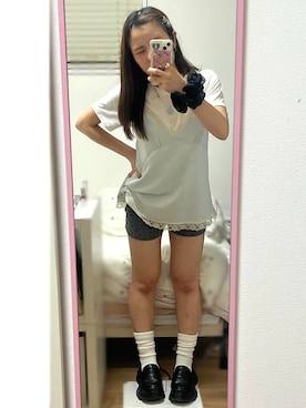 桃さん（レディース・155cm）の夏コーディネート