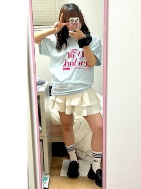 桃さん(レディース・155cm)の夏コーディネート