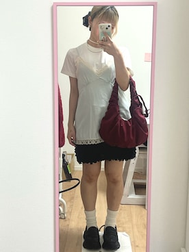 桃さん(レディース・155cm)の夏コーディネート