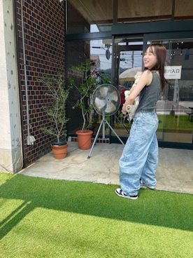 「アイテム（スニーカー）」を使った、haoさん（レディース・149cm・10代）の夏コーディネート
