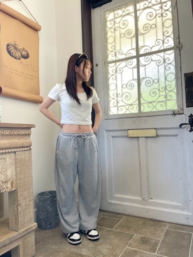 「アイテム（スニーカー）」を使った、haoさん（レディース・149cm・10代）の夏コーディネート