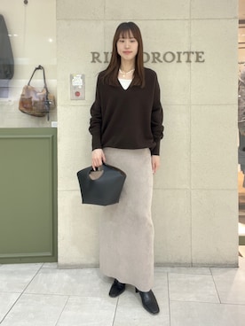 kotoneさん（レディース・166cm）の冬コーディネート