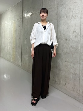 「アイテム（ネックレス）」を使った、kotoneさん（レディース・166cm）の夏コーディネート