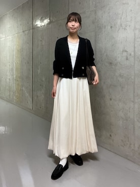 「アイテム（ジャケット/アウター）」を使った、kotoneさん（レディース・166cm）の夏コーディネート