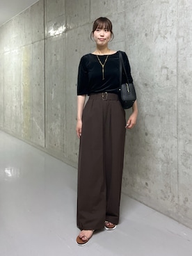「大人カジュアルコーデ」｜kotoneさん（レディース・166cm）の夏コーディネート