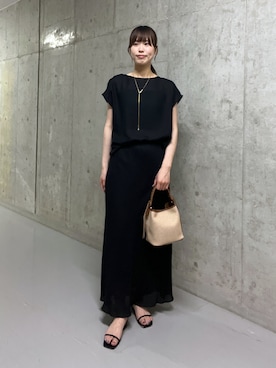 「RIVE DROITE（リヴドロワ）のアイテム（サンダル）」を使った、kotoneさん（骨格ウェーブ・レディース・166cm）の夏コーディネート