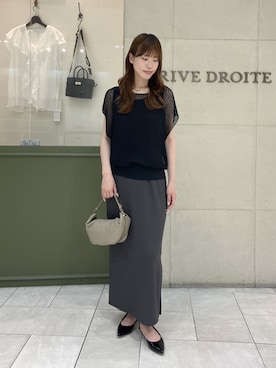 「RIVE DROITE（リヴドロワ）の2wayチョーカー（チョーカー、シルバー系）」を使った、kotoneさん（レディース・166cm）の夏コーディネート