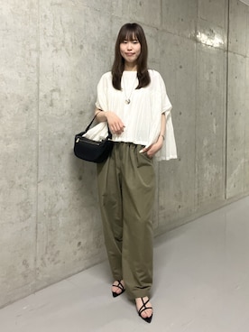 「RIVE DROITE（リヴドロワ）のアイテム（アクセサリー）」を使った、kotoneさん（レディース・166cm）の春コーディネート