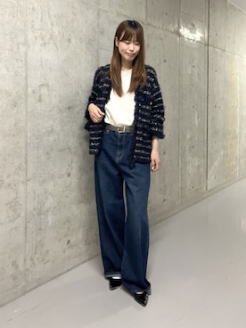 「ツイード」｜kotoneさん（レディース・166cm）の秋コーディネート