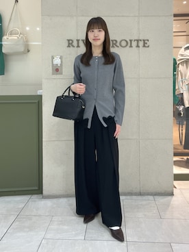 「RIVE DROITE（リヴドロワ）のアイテム」を使った、kotoneさん（レディース・166cm）の冬コーディネート