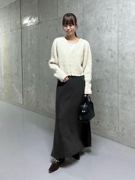 「RIVE DROITE（リヴドロワ）のアイテム（その他シューズ）」を使った、kotoneさん（レディース・166cm）の秋コーディネート