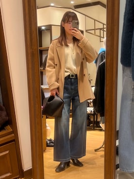 「高身長女子」｜kotoneさん（レディース・166cm）の冬コーディネート