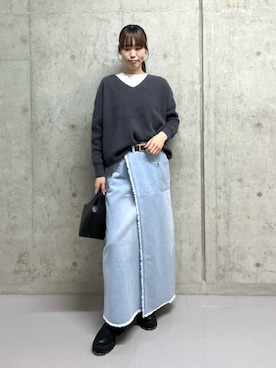 kotoneさん（レディース・166cm）の冬コーディネート