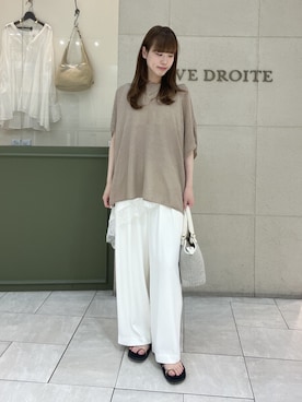 「RIVE DROITE（リヴドロワ）のアイテム」を使った、kotoneさん（レディース・166cm）の春コーディネート