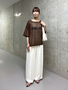「アイテム（サンダル）」を使った、kotoneさん（レディース・166cm）の夏コーディネート