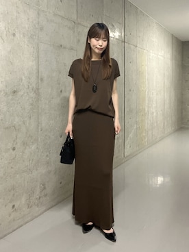「RIVE DROITE（リヴドロワ）のアイテム」を使った、kotoneさん（レディース・166cm）の夏コーディネート