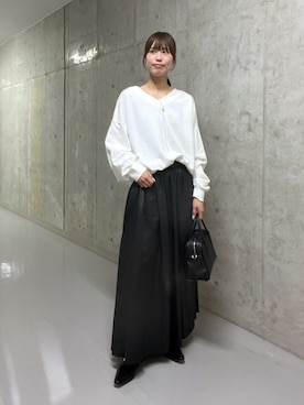 「RIVE DROITE（リヴドロワ）のアイテム（その他シューズ）」を使った、kotoneさん（レディース・166cm）の秋コーディネート