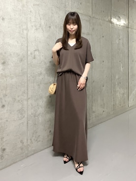 「RIVE DROITE（リヴドロワ）のアイテム」を使った、kotoneさん（レディース・166cm）の春コーディネート