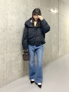 「RIVE DROITE（リヴドロワ）の2wayチョーカー（チョーカー、ゴールド系）」を使った、kotoneさん（レディース・166cm）の秋コーディネート