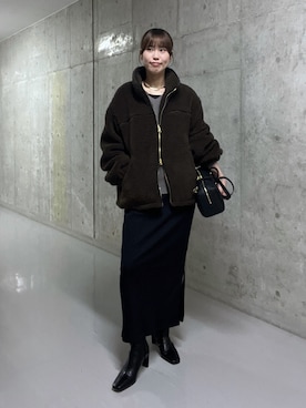「アイテム（その他アウター）」を使った、kotoneさん（レディース・166cm）の秋コーディネート