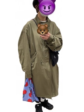 「B印 YOSHIDA(BEAMS×PORTER)（ビージルシヨシダ）のアイテム」を使った、ヨシカワさん（レディース・158cm）の秋コーディネート