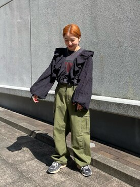竹田優紀さん(レディース・148cm)の春コーディネート