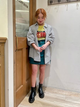 竹田優紀さん(レディース・148cm)の春コーディネート