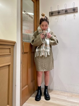 竹田優紀さん（レディース・148cm）の秋コーディネート