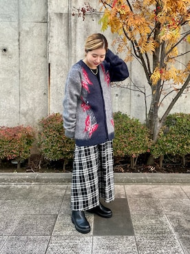 竹田優紀さん(レディース・148cm)の秋コーディネート