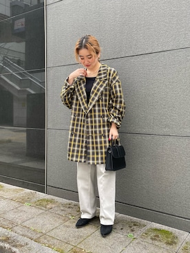 竹田優紀さん（レディース・148cm）の春コーディネート