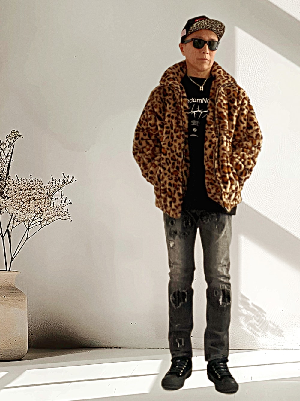 シュプリーム　ファージャケット　コート SS22 Supreme Faux Fur Hooded Coat シュプリーム ファー コート