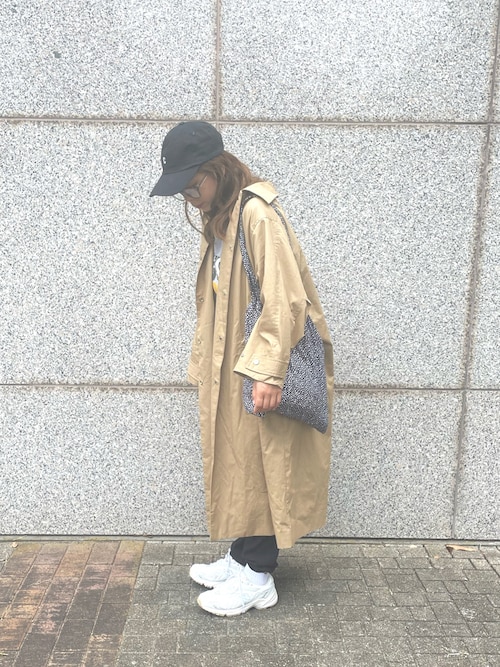 ステンカラーコートを使った「fashiru」の人気ファッション