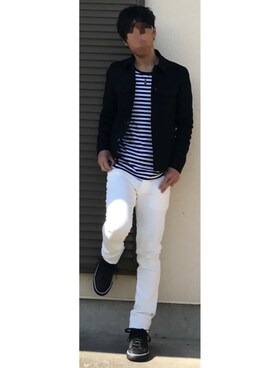 「ATTACHMENT（アタッチメント）のアイテム（ジャケット/アウター）」を使った、なおさん（メンズ・170cm）の冬コーディネート