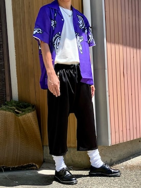 「Needles（ニードルス）のアイテム（その他パンツ）」を使った、なおさん（メンズ・170cm）の秋コーディネート