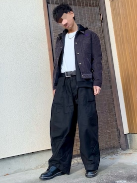 「Needles（ニードルス）のアイテム（ジャケット/アウター）」を使った、なおさん（メンズ・170cm）の冬コーディネート