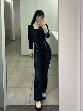 「Guess（ゲス）のアイテム」を使った、strawberryさん（レディース・160cm）の春コーディネート